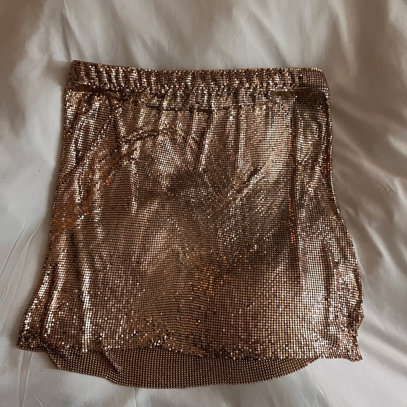 Chainmail Gold Skirt - Picture 2 of 7